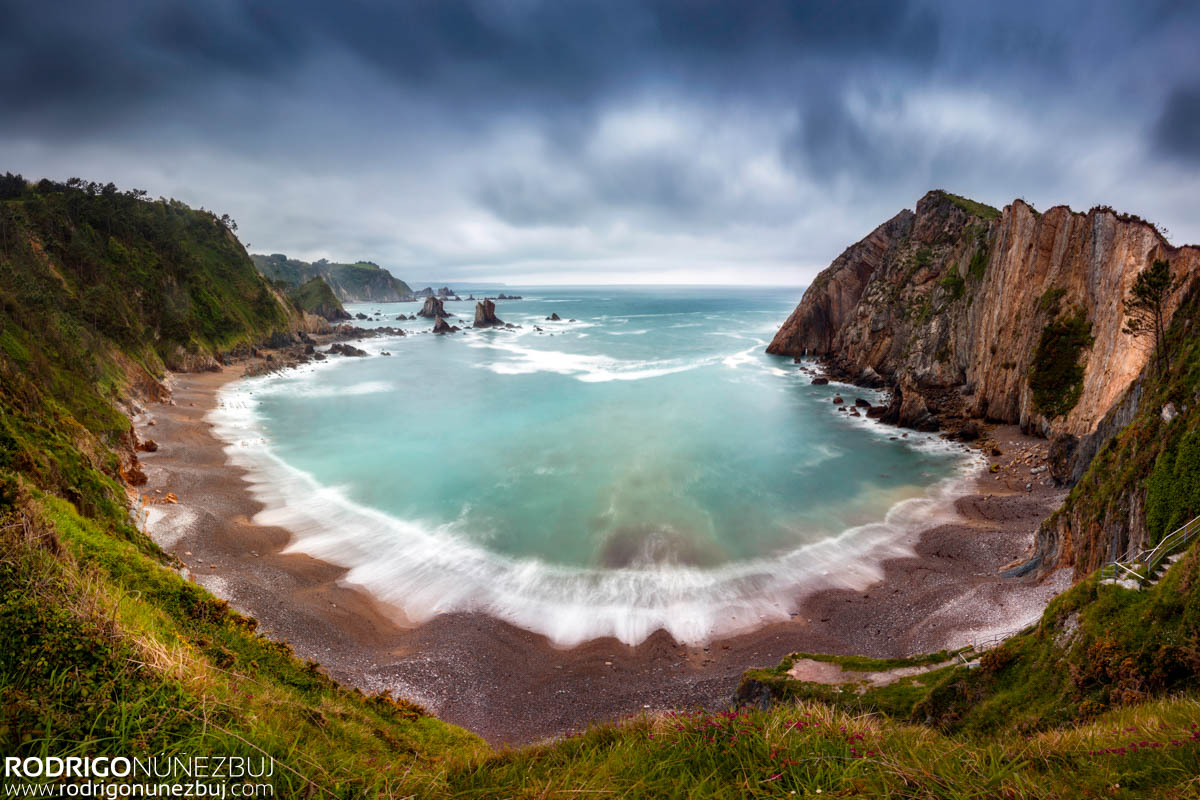 El guiño de la mar al Camino de Santiago Playa del Silencio
