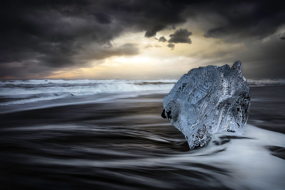 Amanecer entre los hielos fotos de jokulsarlon